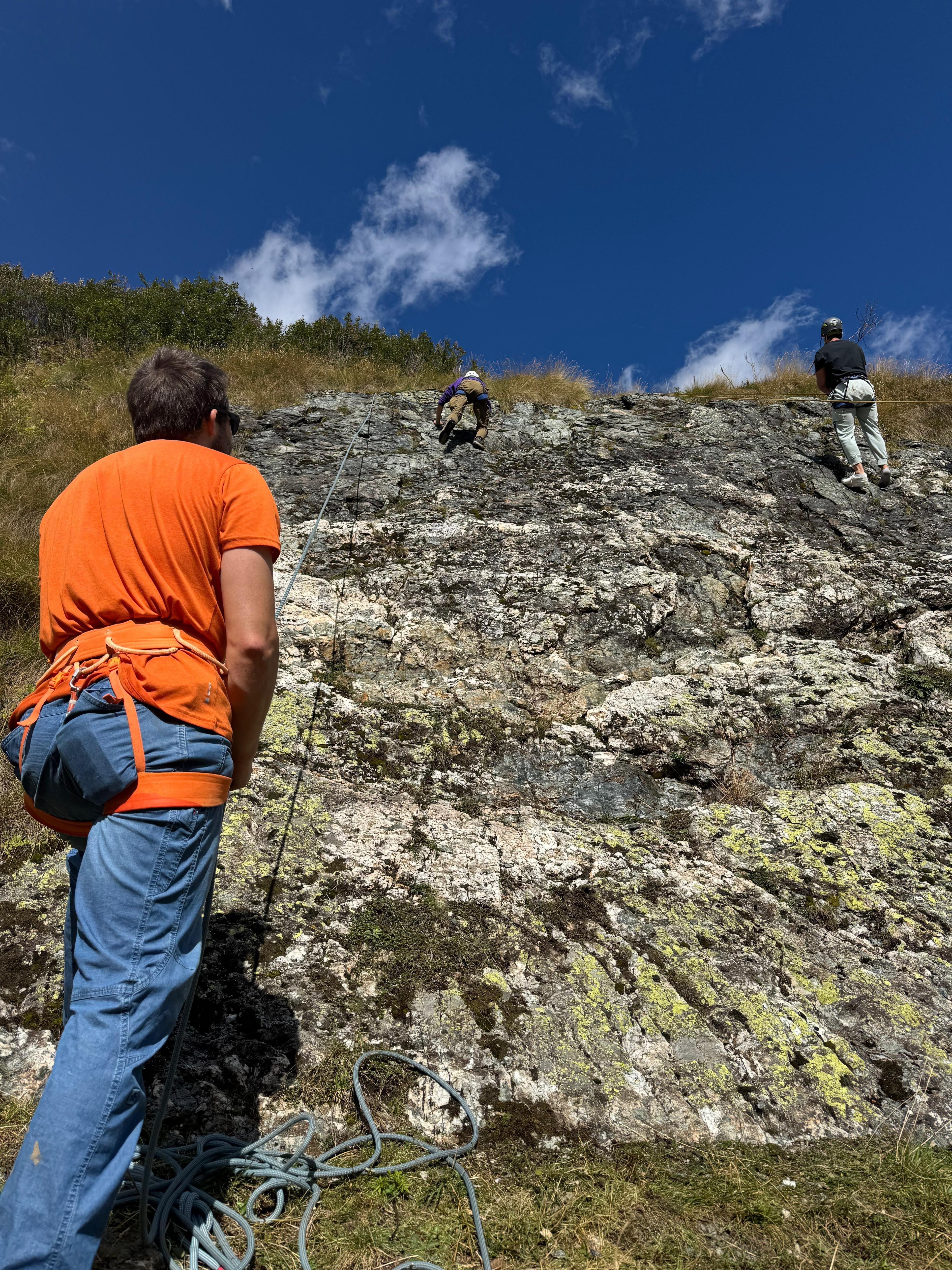 Attività di arrampicata di gruppo