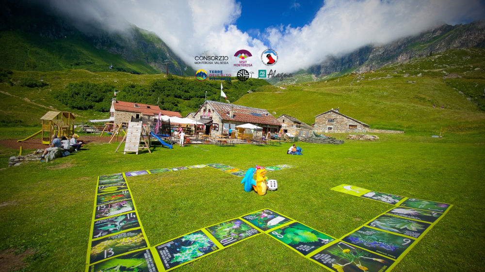 Grande gioco di squadra sul prato di Alpen Stop